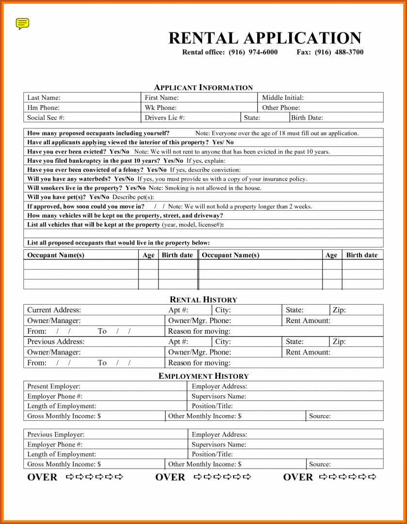Rental Application Form Melo In Tandem Co Renters Free Printable - Free Printable Rental Application Form