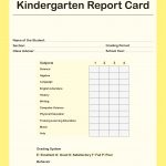 Report Card Template Free | Tbok.tk   Free Printable Kindergarten Report Cards