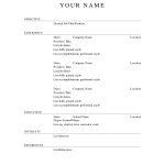 Resume Examples Printable | Resume Examples | Sample Resume   Free Online Resume Templates Printable