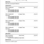 Resume Template For Free Printable Templates Microsoft | Free Resume   Free Printable Blank Resume