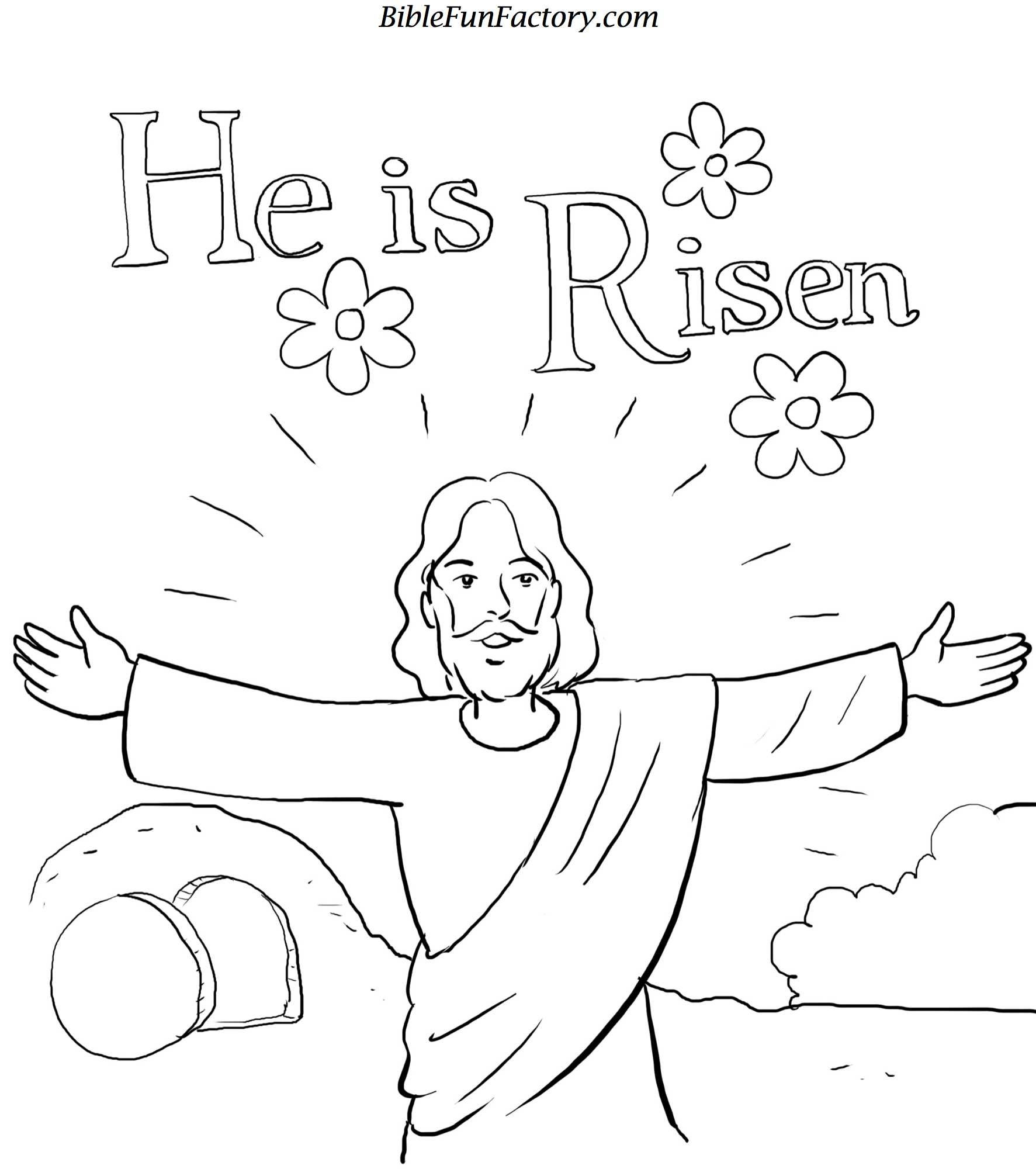 Resurrection Coloring Pages Free | Easter Coloring Sheet | Easter - Free Printable Easter Colouring Sheets