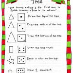 Roll A Christmas Tree Game – Free Printable! | Christmas | Pinterest   Free Printable Christmas Puzzles And Games