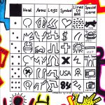 Roll A Haring Art Game. This Game Is Played Individually With A Dice   Roll A Monster Free Printable