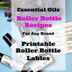 Roller Bottle Recipes With Free Printable Labels | Katieskottage   Free Printable Roller Bottle Labels