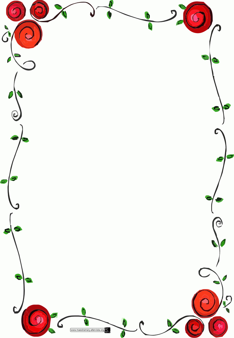 Free Printable Borders Digital Flower Frame Png Free Image - Free ...