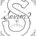 S Is For Savior" Bible Alphabet Coloring Page   Free Printable Children's Bible Lessons
