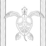 S.mac's Sea Turtle X Ray Art Coloring Page | Art  Coloring Therapy   Free Printable Animal X Rays