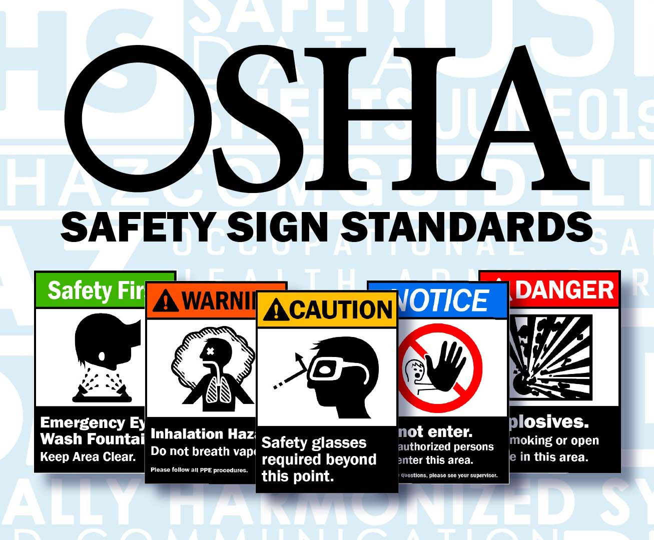 Osha. OSHA Safety signs. OSHA шаб. Safety signs.