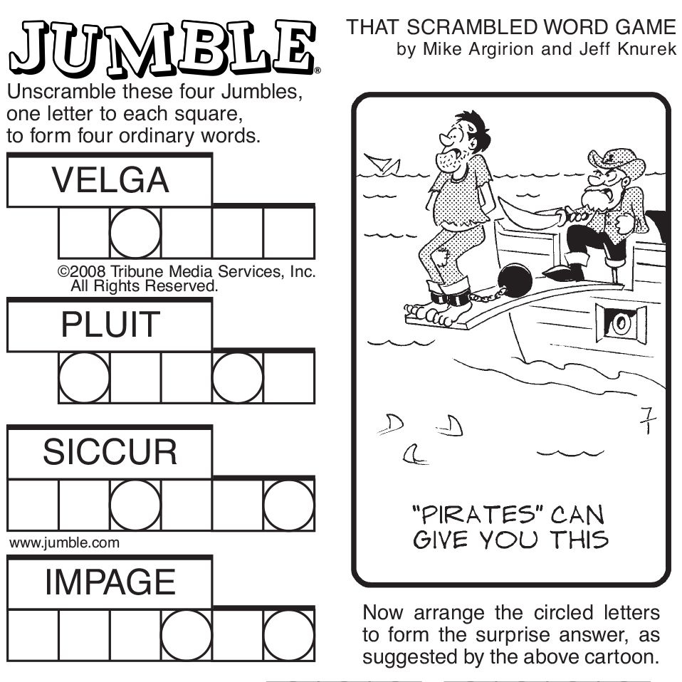 jumble word games printable