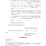 Sample Printable Affidavit Of Memorandum For Purchase And Sale 2   Free Printable Real Estate Purchase Agreement