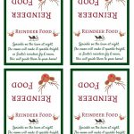 Santa's Magic Reindeer Food Recipe And Free Printable Reindeer Food   Reindeer Food Poem Free Printable