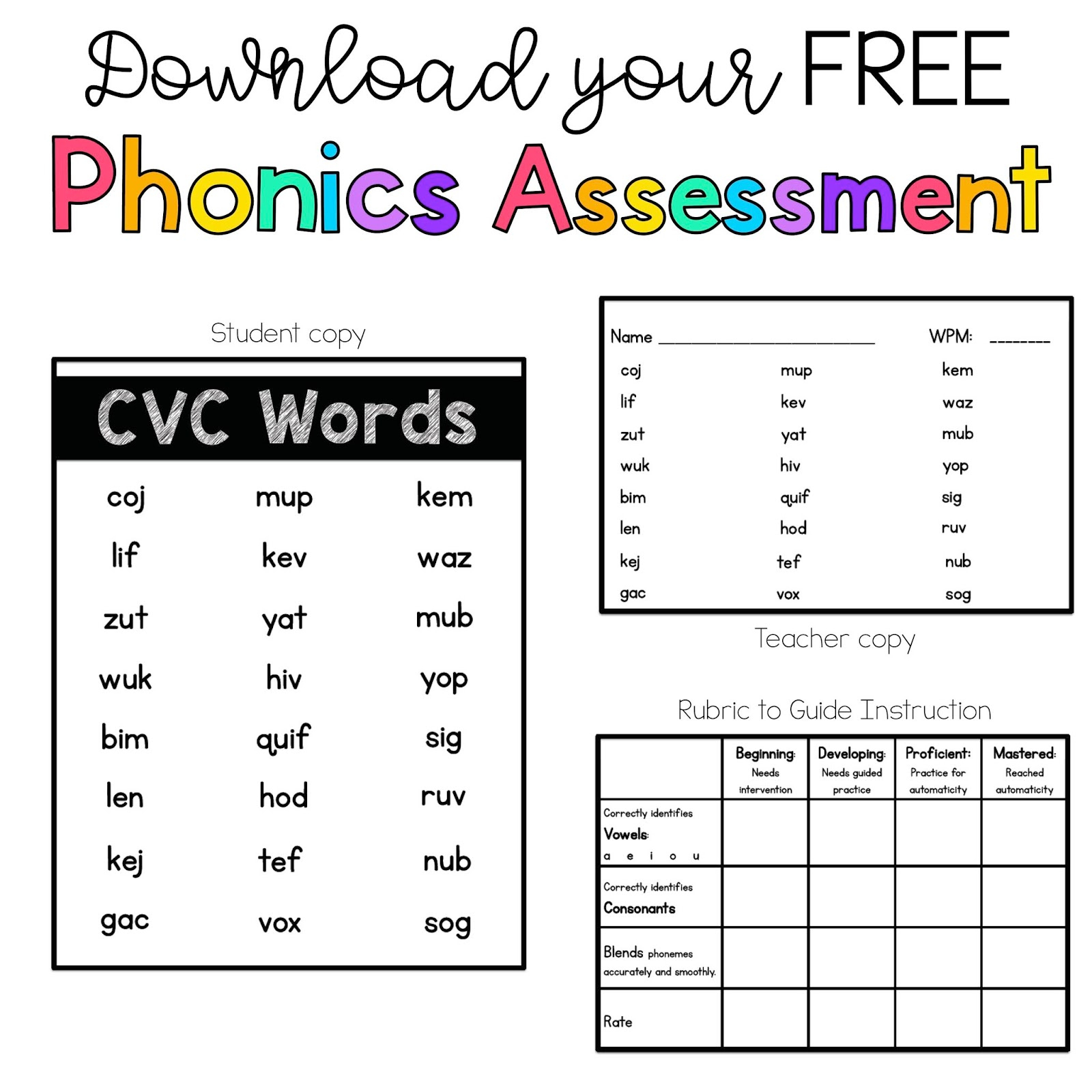 Phonics Examples