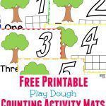 Scented Play Dough + Free Printable Playdough Mats! | Summer Boredom   Free Printable Playdough Mats