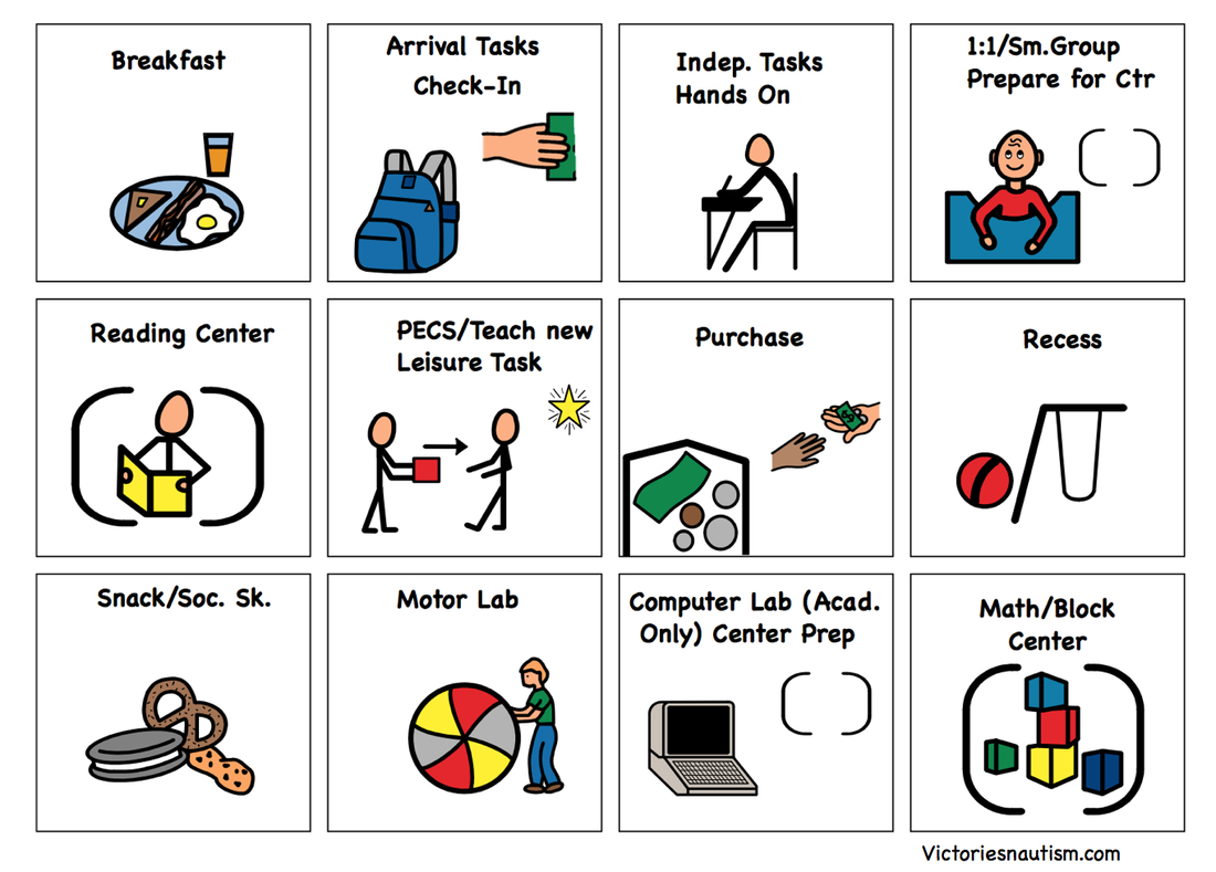 Schedule, Activity And Task Cards - Free Printable Picture Communication Symbols