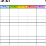 Schedule Template Printable Calendar Maker Custom Timetable   Printable Sign Maker Online Free