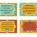 Second Chance To Dream   Free Printable Give Thanks Scripture Cards   Free Printable Scripture Cards