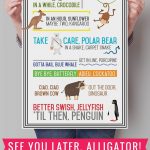 See You Later Alligator {Free Printable} | Preschool Fun | Pinterest   See You Later Alligator Free Printable