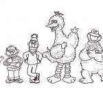Sesame Street Characters Coloring Page | Free Printable Coloring Pages   Free Printable Sesame Street Coloring Pages
