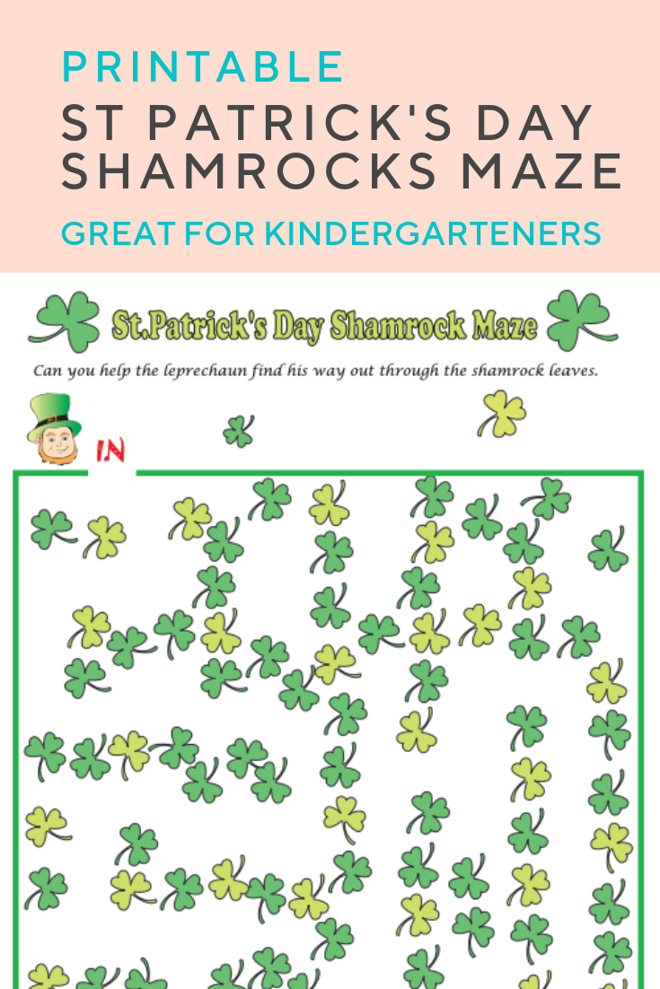 Shamrocks Maze | St. Patrick&amp;#039;s Day | Pinterest | Maze Worksheet - Free Printable St Patrick&amp;amp;#039;s Day Mazes