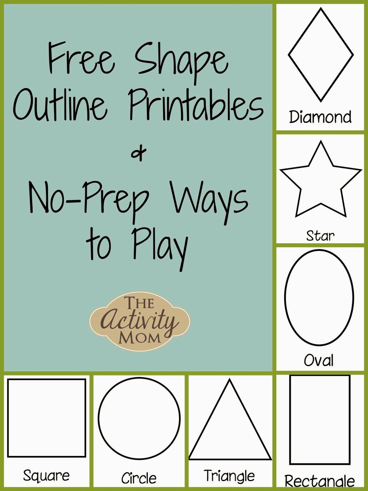 Shape Activities For Toddlers (Printable | Kid Blogger Network - Free Printable Early Childhood Activities