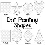 Shapes Dot Painting {Free Printable}   The Resourceful Mama   Free Printable Shapes