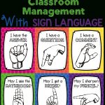Shhhh! Classroom Management With Sign Language (Free Posters   Free Printable Classroom Helper Signs