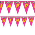 Shopkins Birthday Banner Printable 1 » Happy Birthday World   Shopkins Banner Printable Free