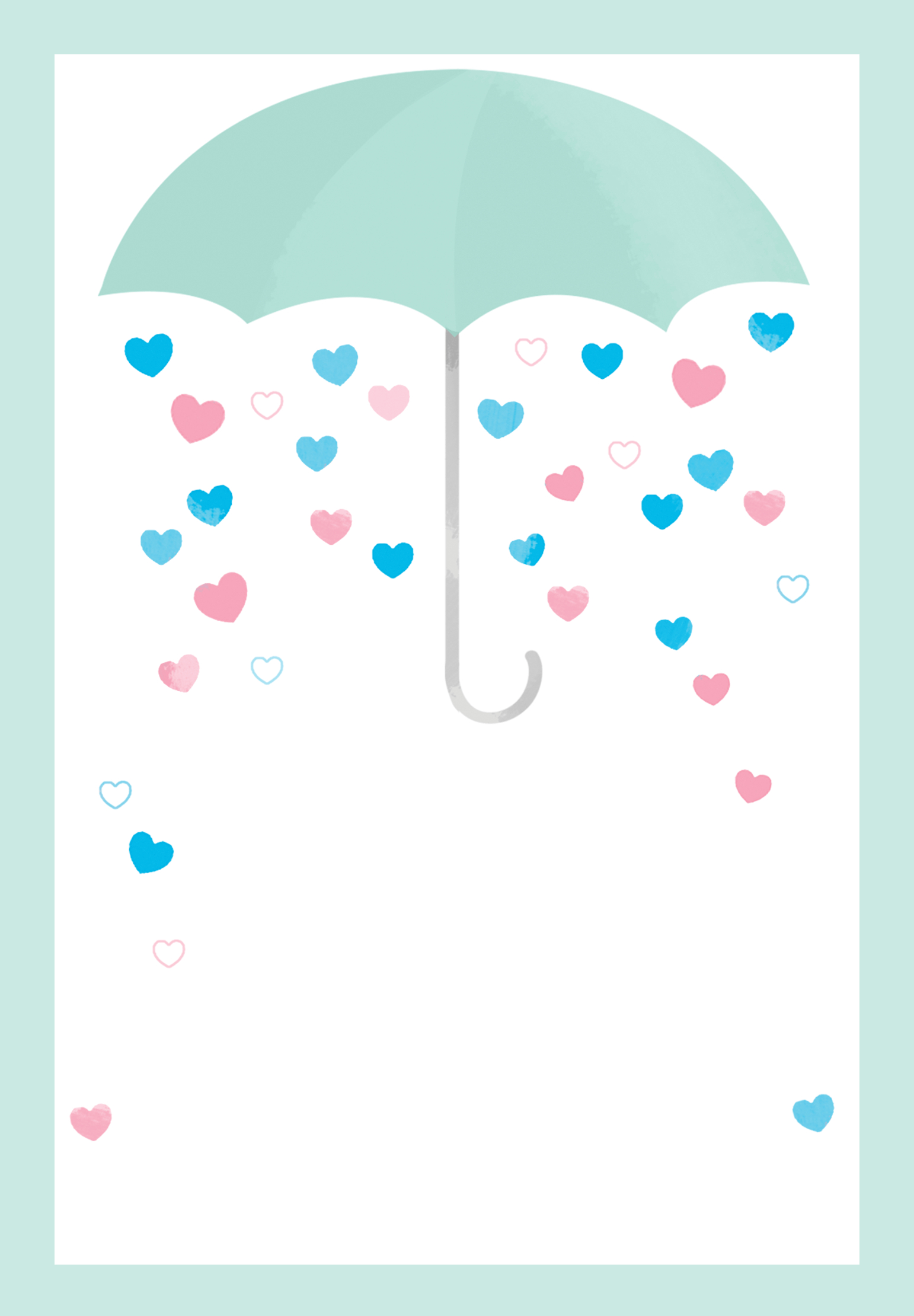Shower With Love - Free Printable Baby Shower Invitation Template - Free Printable Baby Registry Cards