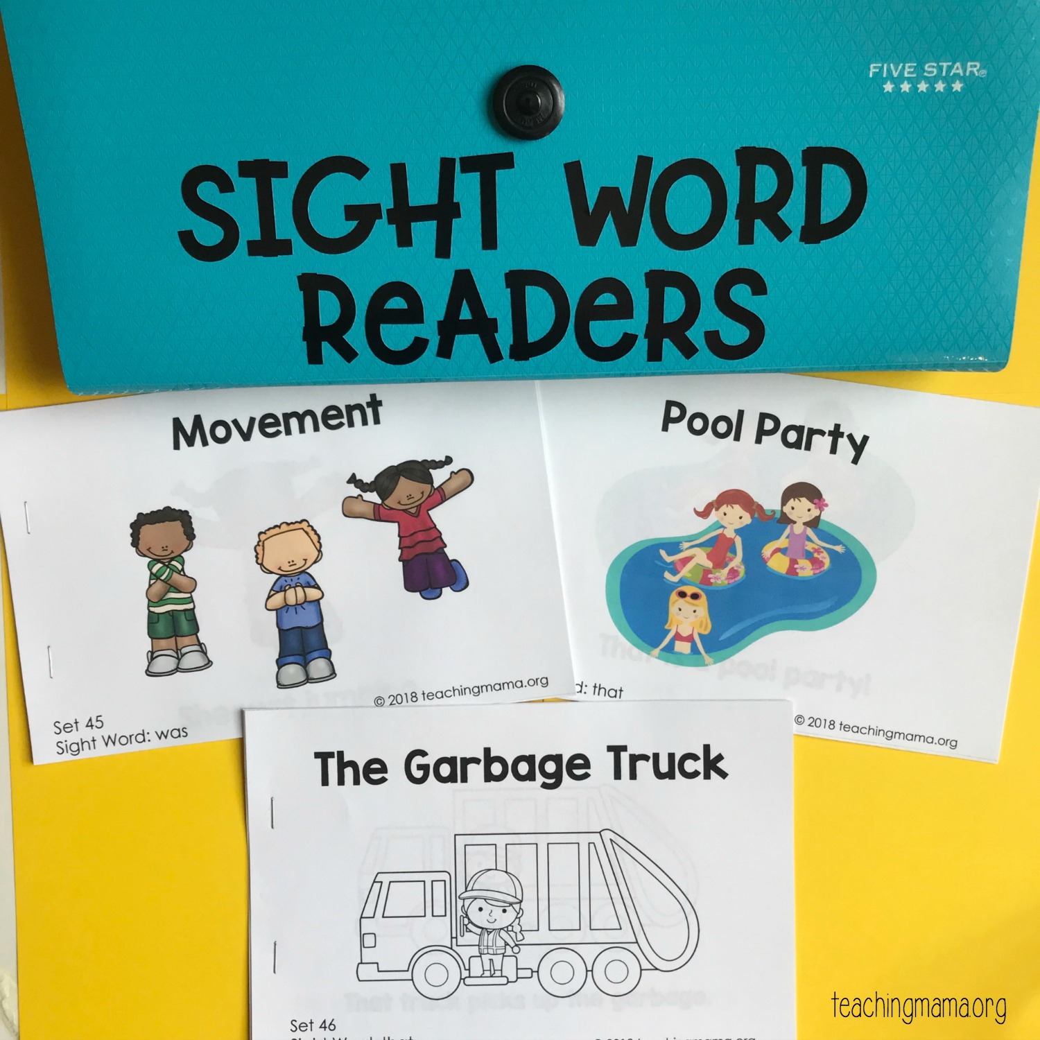 Free Sight Word Readers Printable Booklets That Focus On Sight Free 