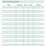 Simple Monthly Home Budget Spreadsheet Household Worksheet Free   Household Budget Template Free Printable