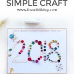 Simple New Year's Craft For Kids {Free Printable}   The Art Kit   Free Printable Crafts