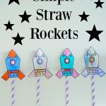 Simple Straw Rockets + Free Printable! | Preschool Education   Free Printable Crafts For Preschoolers