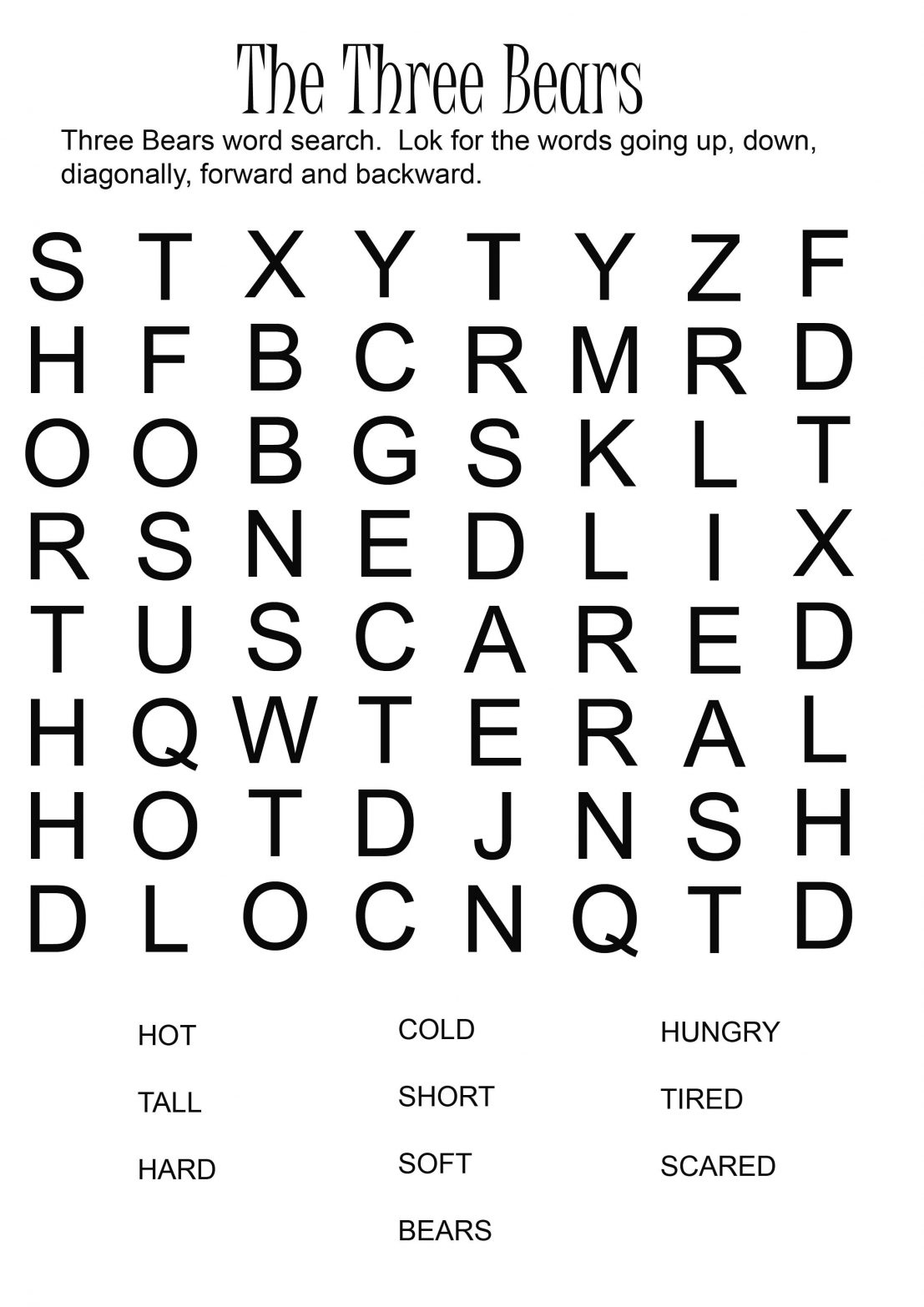 Jumbo Word Search To Print Activity Shelter 10 Best Printable 