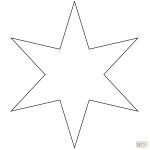 Six Pointed Star Coloring Page | Free Printable Coloring Pages   Star Of David Template Free Printable