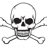 Skull Stencils Free Printable | Skull And Crossbones Free With Skull   Skull Stencils Free Printable