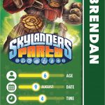 Skylanders Birthday Party Invitations | Birthdaybuzz   Free Printable Skylander Invitations