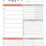 Slayyyyy Those Goals! This Free Printable Weekly Planner Organizes   Free Printable Weekly Planner