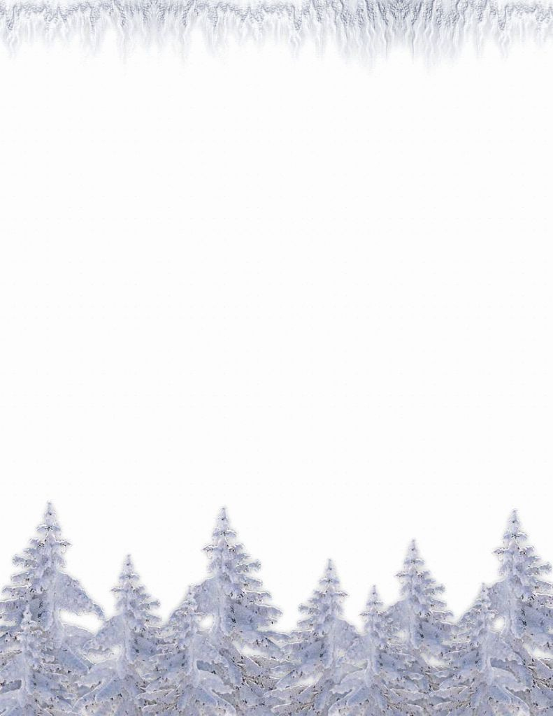 Snowflake Letterhead Template Free Free Winter Writing Paper - Free Printable Winter Stationery