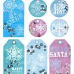 Snowflakes ~ Free Printable Holiday Gift Tags   Marla Meridith   Free Printable To From Gift Tags