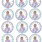 Sofia The First – Cupcake Toppers | Birthday Printable   Sofia The First Cupcake Toppers Free Printable
