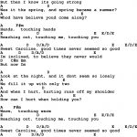 Song Lyrics With Guitar Chords For Sweet Caroline   Free Printable Song Lyrics With Guitar Chords
