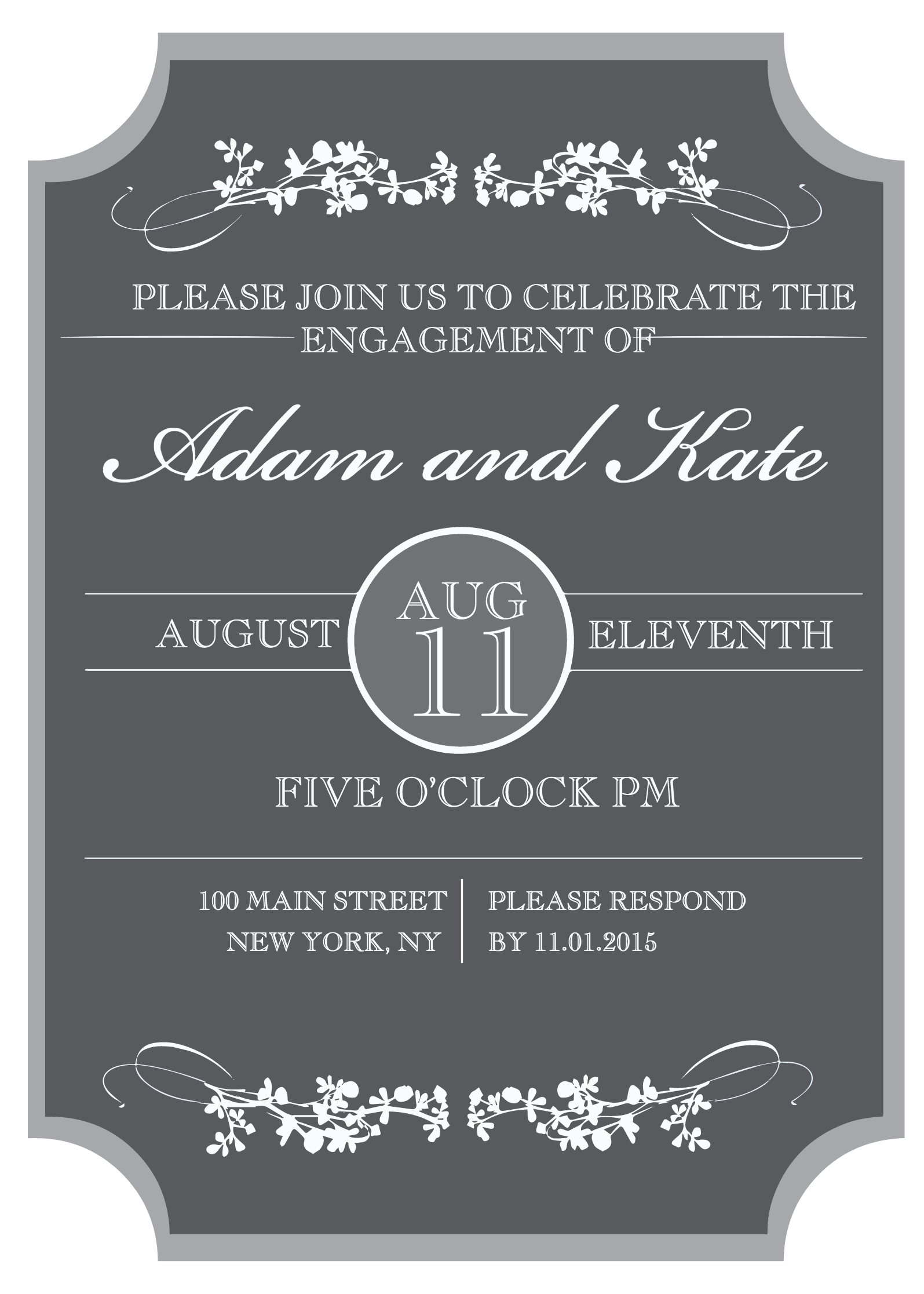 Free Printable Engagement Invitations Free Printable