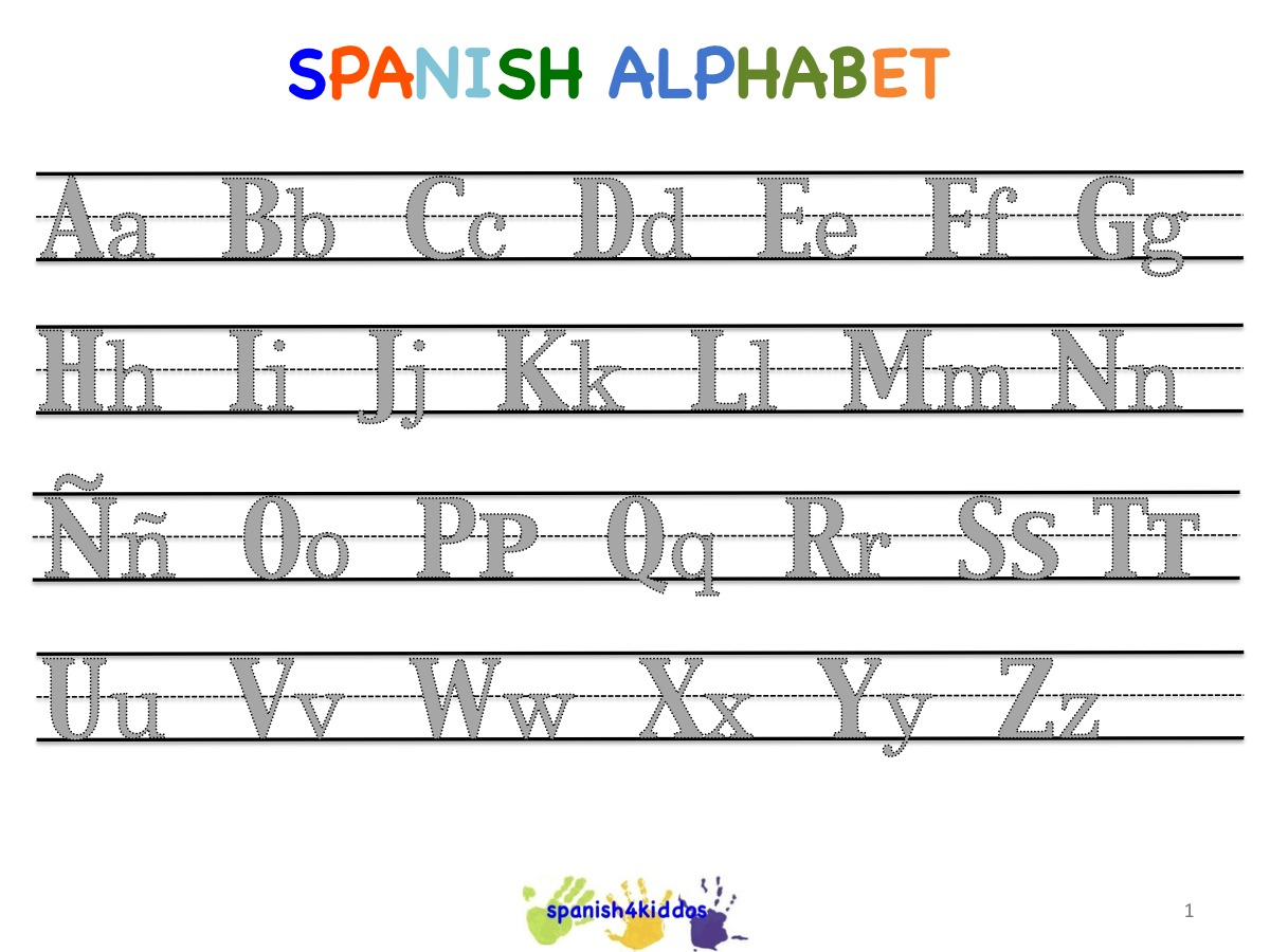 Spanish Alphabet Worksheets | Free Printables Worksheet - Free Printable Spanish Alphabet Worksheets