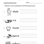 Spelling Test Worksheet   Free Printable Educational Worksheet   Free Printable Multiple Choice Spelling Test Maker