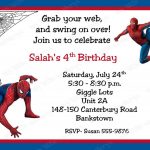 Spiderman Birthday Invitations Personalized. Free Printable   Free Printable Personalized Birthday Invitation Cards