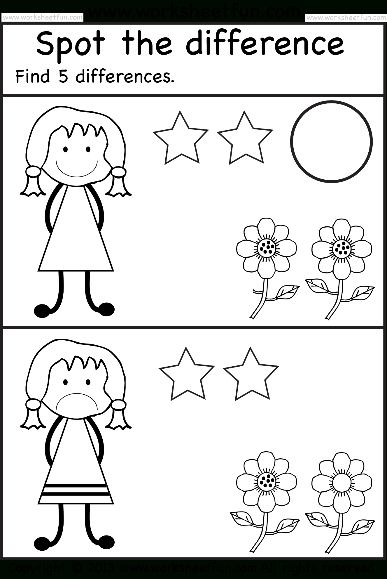 Spot The Difference Free Printables