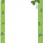 St Patricks Day Clipart Border Collection   Free Printable St Patricks Day Stationery