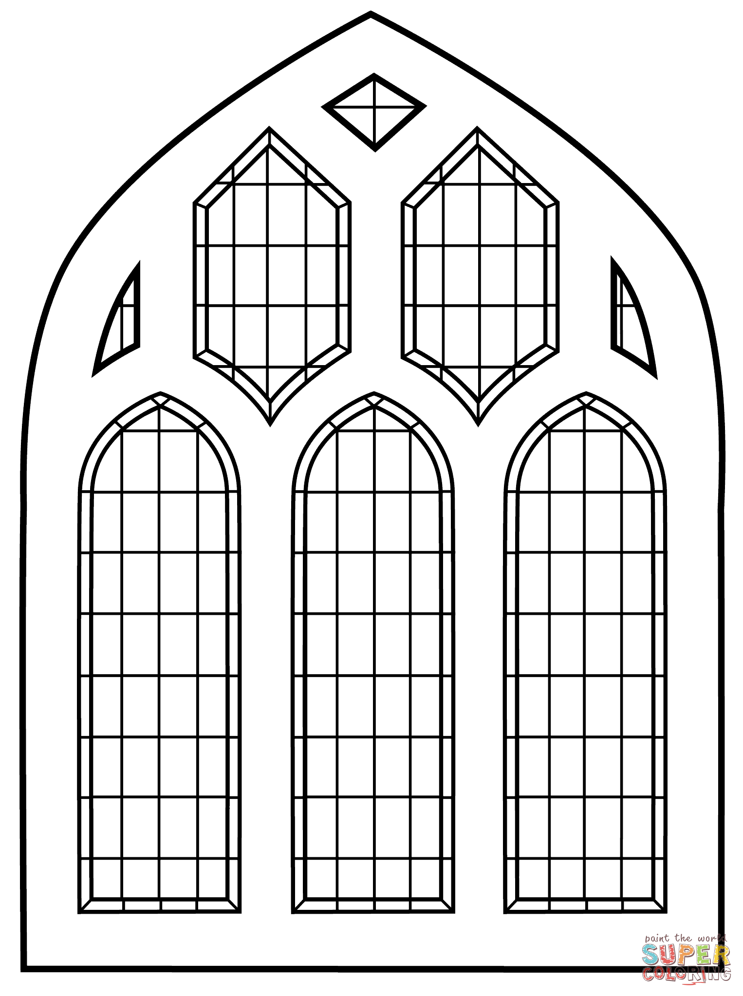 Stained Glass Coloring Pages | Free Coloring Pages - Free Printable Religious Stained Glass Patterns
