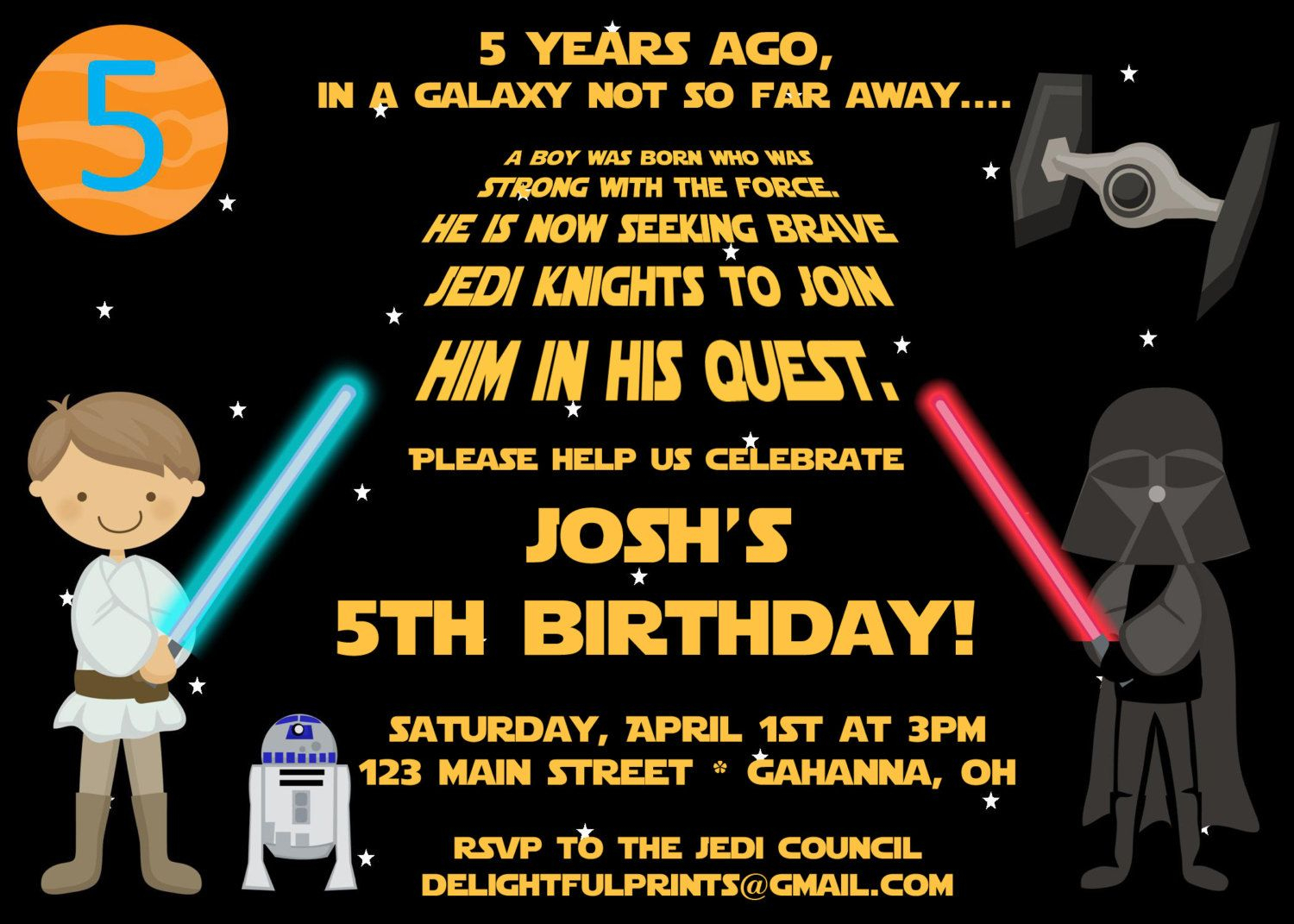 Star Wars Birthday Party Invitations | Free Printable Birthday - Free Printable Star Wars Baby Shower Invites