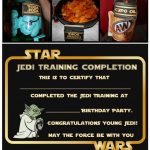 Star Wars Party: Free Printable Food Cards And Certificate.   Oh My   May The Force Be With You Free Printable